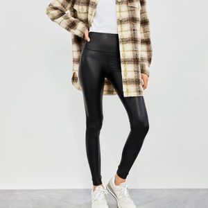 Wilfred Black Faux-Leather Daria Leggings Size S